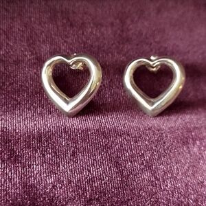 Sterling Silver Heart Earrings